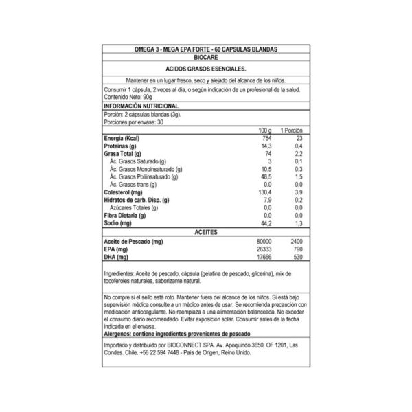 OMEGA 3 – MEGA EPA FORTE